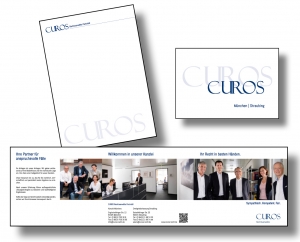 Rechstsanwaltskanzlei Curos - Geschäftsausstattung und Flyer: Die Markenbildnerei